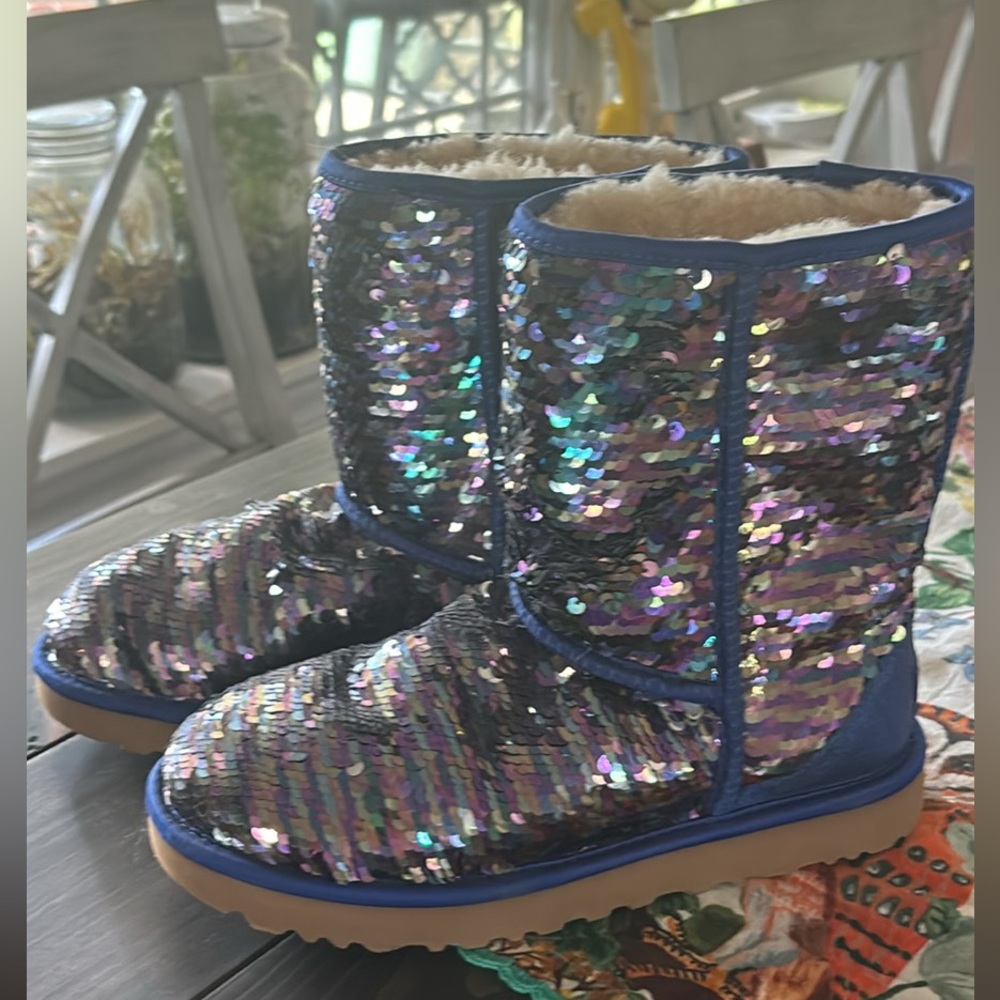 COPY - Size 8 Women’s US Sequin Purple UGG Boots